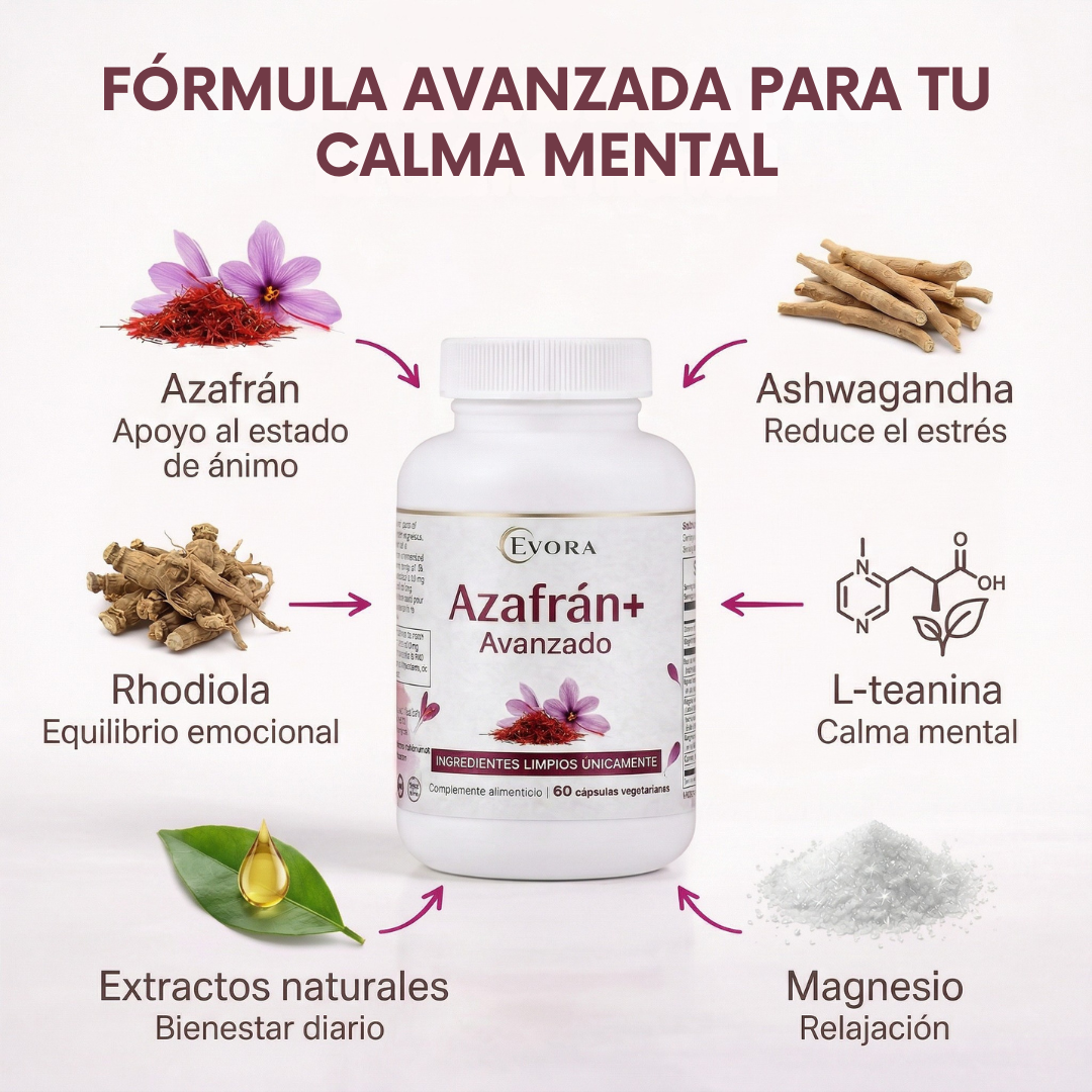Evora® Azafrán+ Calma y Control